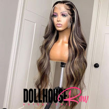 Load image into Gallery viewer, HIGHLIGHTED LACE WIG (BOUNCY BODYWAVE)
